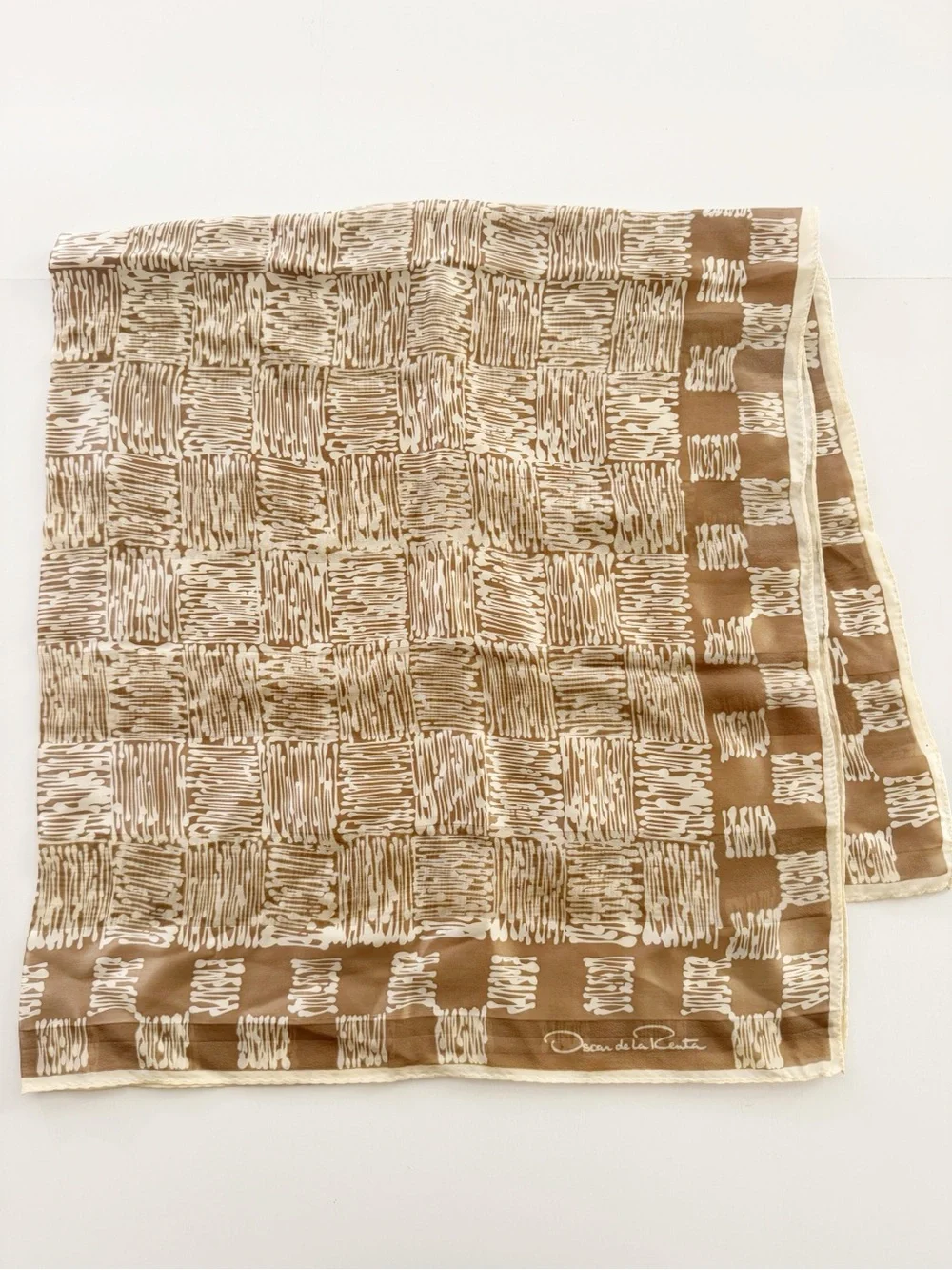 Vintage Oscar De La Renta Scarf